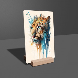 Acrylic glass Graffiti cheetah
