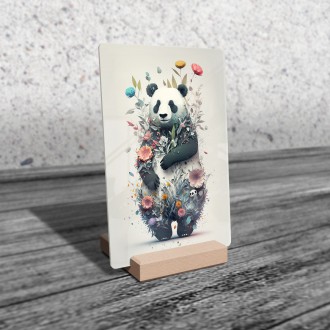 Acrylic glass Flower panda