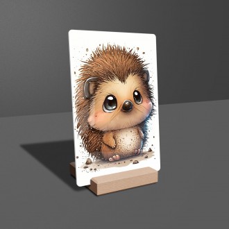 Acrylic glass Little hedgehog