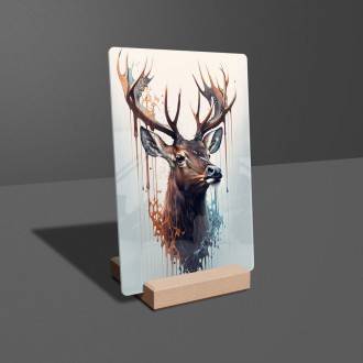 Acrylic glass Graffiti deer