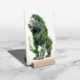 Acrylic glass Natural lion