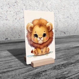 Acrylic glass Little lion