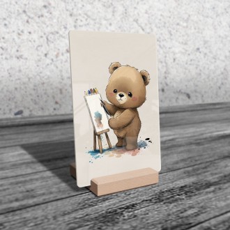 Acrylic glass Little teddy bear