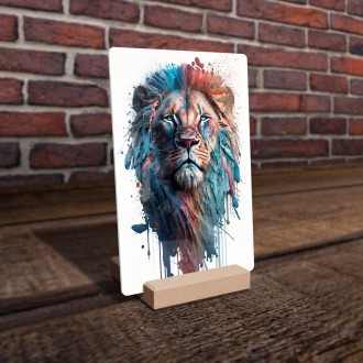 Acrylic glass Graffiti lion