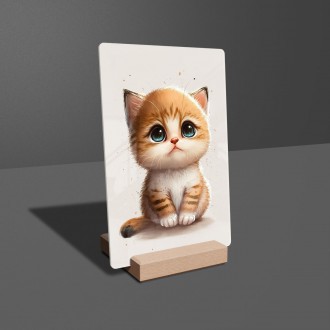 Acrylic glass Small cat