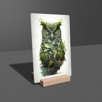 Acrylic glass Natural owl