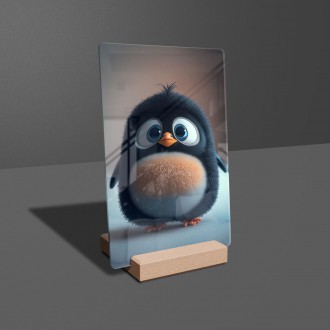 Acrylic glass Animated penguin