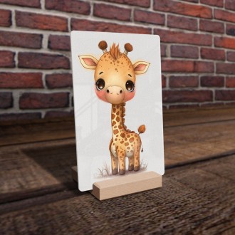 Acrylic glass Little giraffe