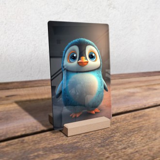 Acrylic glass Cute penguin