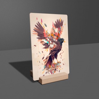 Acrylic glass Flower eagle