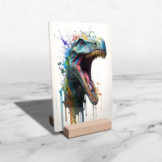Acrylic glass Dinosaur graffiti