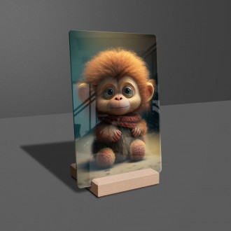 Acrylic glass Animated monkey