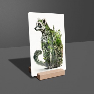 Acrylic glass Natural lemur