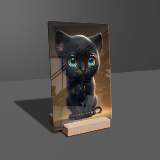 Acrylic glass Cute panther