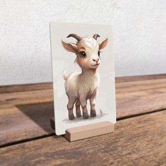 Acrylic glass Little goat