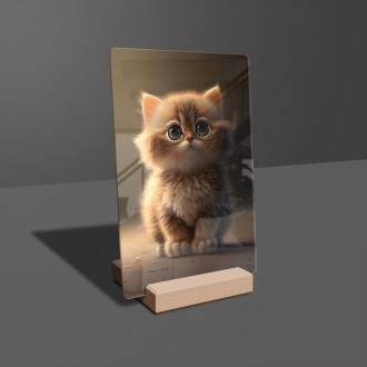 Acrylic glass Cute kitty