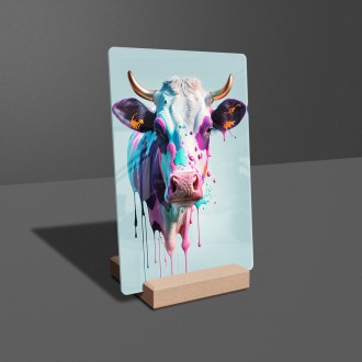 Acrylic glass Graffiti cow