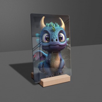 Acrylic glass Cute dragon