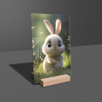 Acrylic glass Cute bunny
