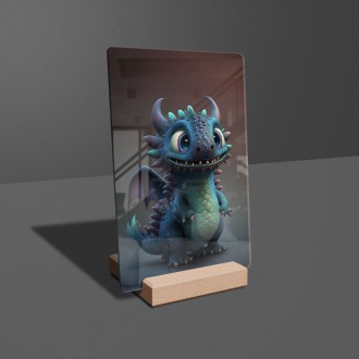 Acrylic glass Animated dragon