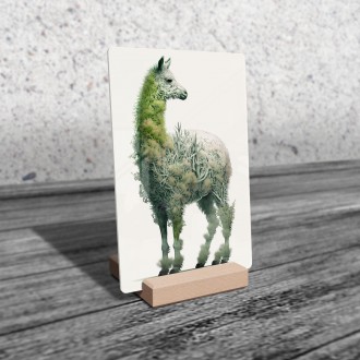 Acrylic glass Natural llama