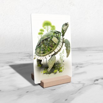 Acrylic glass Natural turtle
