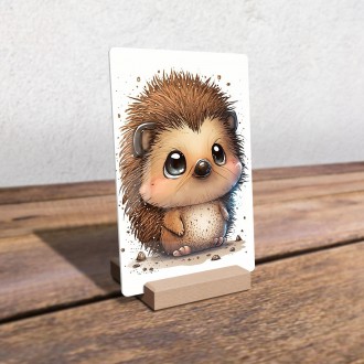 Acrylic glass Little hedgehog
