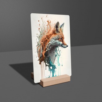 Acrylic glass Graffiti fox