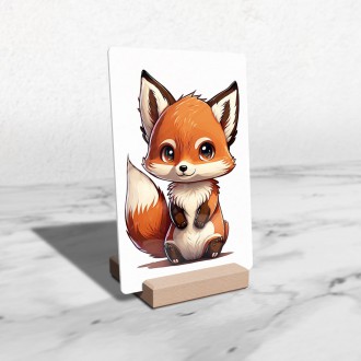 Acrylic glass Little fox