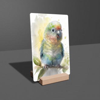 Acrylic glass Watercolor parrot