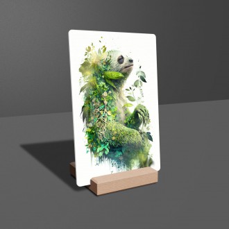 Acrylic glass Natural sloth