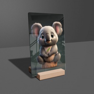 Acrylic glass Animated koala