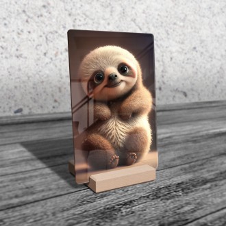 Acrylic glass Animated sloth