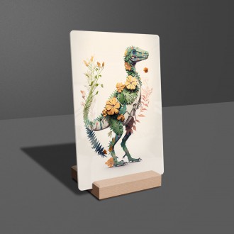 Acrylic glass Flower dinosaur