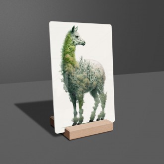 Acrylic glass Natural llama