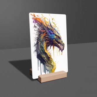 Acrylic glass Graffiti dragon