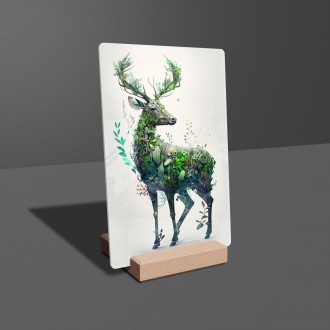 Acrylic glass Natural deer