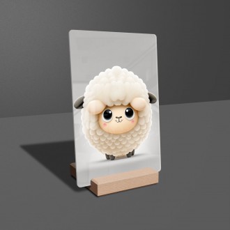 Acrylic glass Little sheep