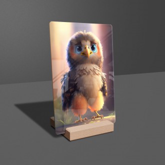 Acrylic glass Cute eagle