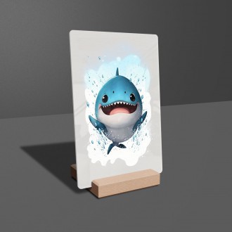 Acrylic glass Little shark