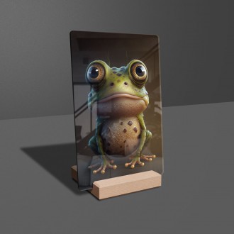 Acrylic glass Animated frog