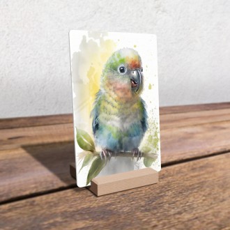 Acrylic glass Watercolor parrot