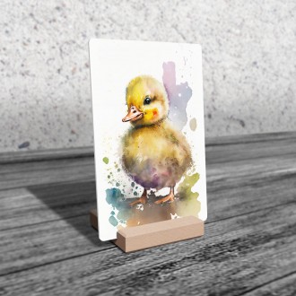 Acrylic glass Watercolor duck