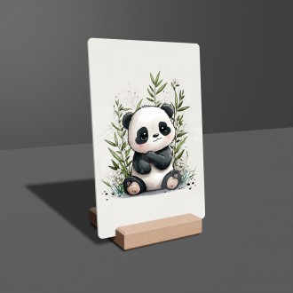 Acrylic glass Little panda
