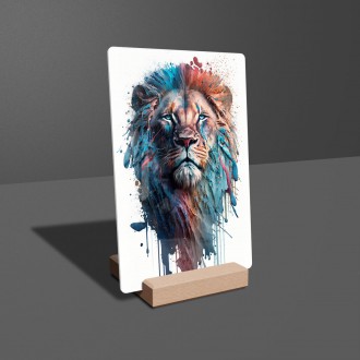 Acrylic glass Graffiti lion