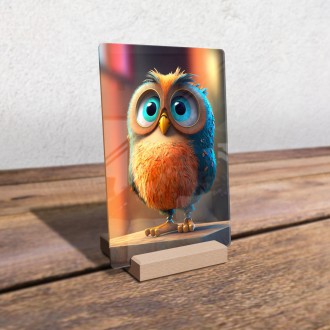 Acrylic glass Cute owl