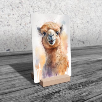 Acrylic glass Watercolor camel