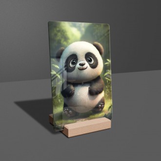 Acrylic glass Animated panda