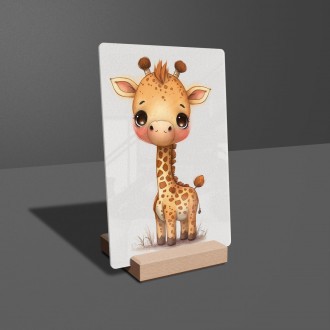 Acrylic glass Little giraffe