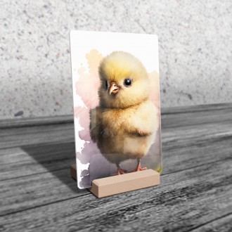 Acrylic glass Watercolor chicken